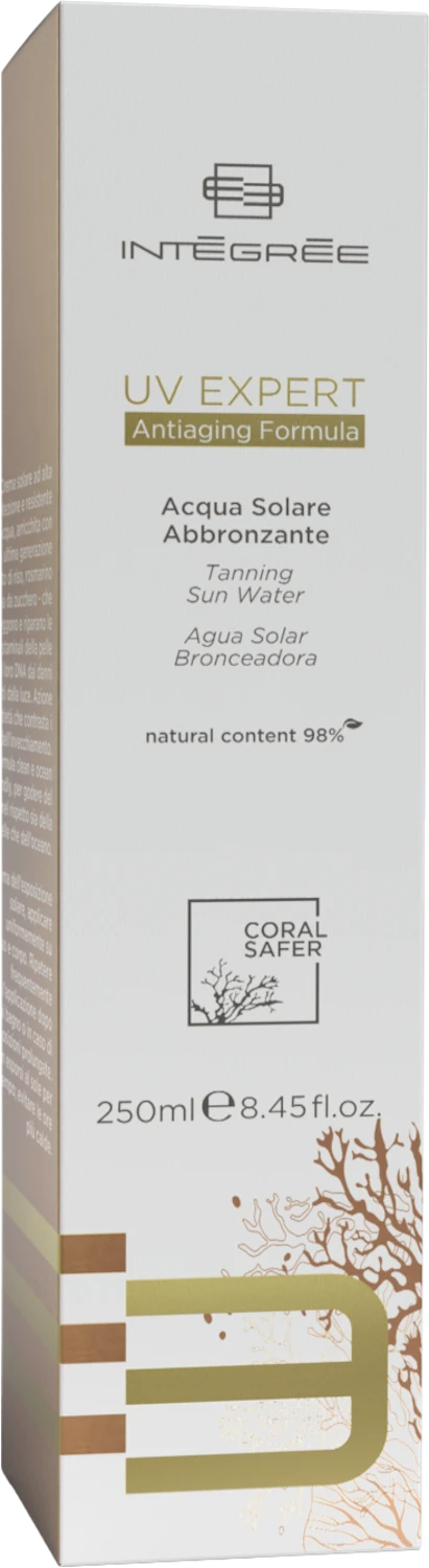 Acqua solare abbronzante
